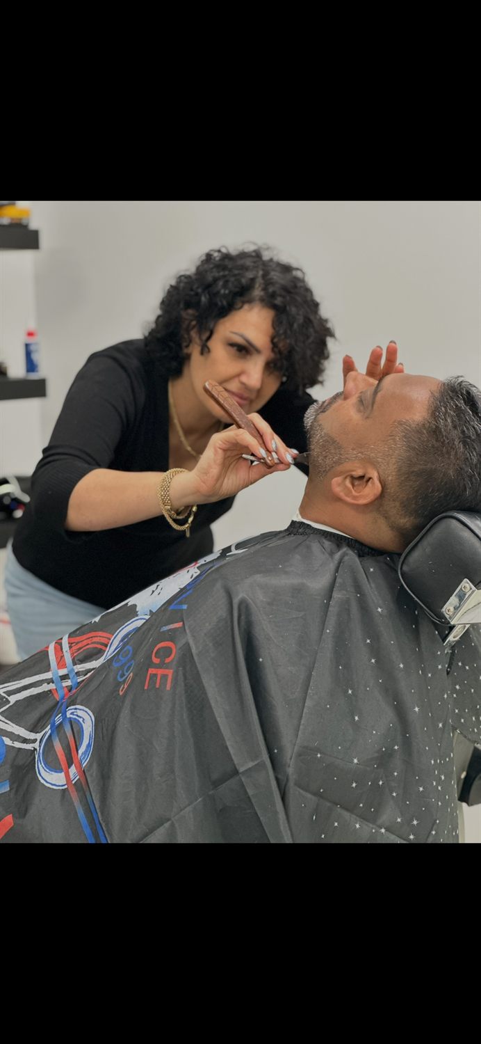 Close detail work on a client